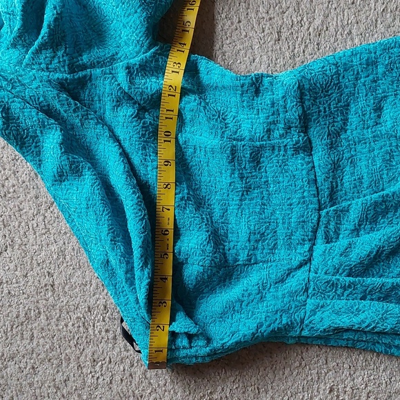 Majorelle Turquoise One Shoulder Mini Dress Sz XXS - Picture 13 of 16